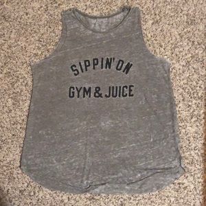 Sippin’ on Gym & Juice Tank